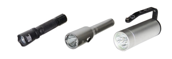 ATEX fonctionnant modes stroboscopiques lumineux de lampe-torche anti-déflagrante des 3 réglables