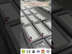 éclairage de sortie anti-explosion homologué ATEX EAC pour les environnements dangereux 180 minutes d'urgence