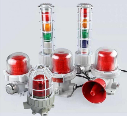 Alerte à lumière LED étanche à l'eau et à l'explosion Alerte sonore et visuelle 5-40W 180DB avec 150 fois/min