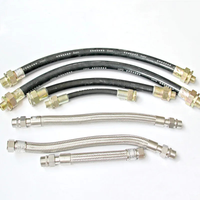 Pipe flexible anti-explosion en acier inoxydable avec protection IP67
