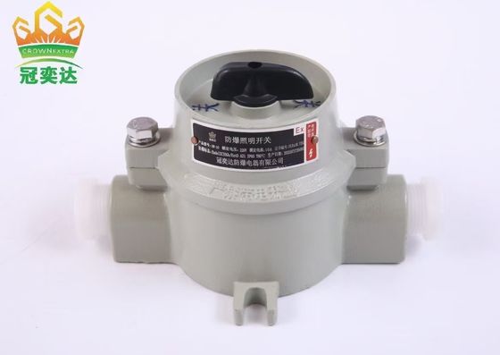 Interrupteur d'éclairage antidéflagrant de haute qualité, 220V/380V, étanche IP66, vente en gros