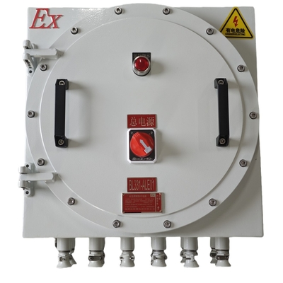 Panneaux de distribution résistant aux explosions industriels approuvés par CNEX ATEX Aluminium de qualité marine pour les zones dangereuses1 DIV1 Éclairage d'urgence ignifugé alimentation centralisée courant nominal ≤ 230A