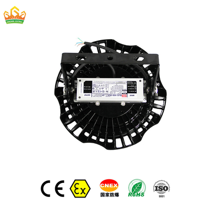 160lm/w Efficacité à l'épreuve des explosions LED haute baie lumières ATEX IECEx RoHS ISO9001 CCC certifié 200W