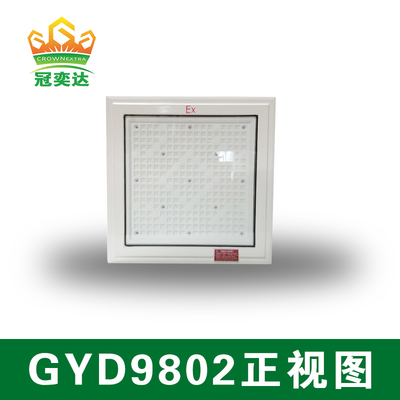 Protection IP66 WF2 éclairage LED résistant aux explosions avec corps en aluminium et haute efficacité de 130 à 145 LPW