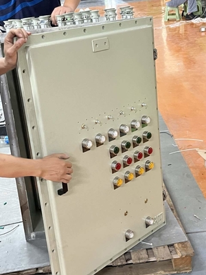 Boîte de distribution d'éclairage ignifuge de la série ATEX CNEX CXM Ex D IIC IP66 en aluminium Idéal pour les zones dangereuses