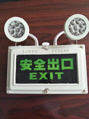 2*5w Double tête murale montée 220VAC 50hz LED lampe d'urgence avec certificat ATEX pour zone dangereuse