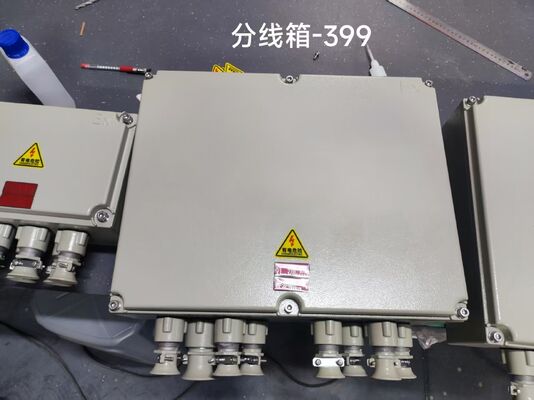 Boîte de jonction en alliage d'aluminium personnalisée, antidéflagrante, résistante à la corrosion, M20, certifiée Atex