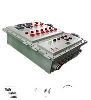 Boîte de jonction antidéflagrante Ex Mark Ex Db IIC T6 Gb Ex Tb IIIC T80°C Db, boîtier en alliage d'aluminium, adaptée aux zones dangereuses