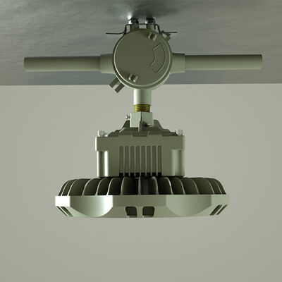 Durée de vie supérieure à 50000h, luminaire à baie haute résistant à l'explosion avec thd inférieur à 20%, idéal pour les applications d'éclairage des zones dangereuses