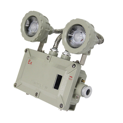 Monté sur le mur 220v à double tête 90 min temps d'urgence 20*3w étanche à l'explosion LED