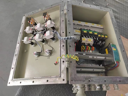 Alliage d'aluminium Ex d e IIC panneau de commande à résistance à l'explosion IP66