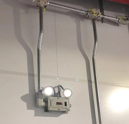 L'alliage d'aluminium 90 minutes Temps d'urgence 2*3w résistant à l'explosion Éclairage d'urgence pour la zone 1, 2 et la zone 21, 22