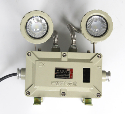 Monture murale au plafond Lumière d'urgence ignifugée Ex Db Eb IIC T6 Gb/Ex Tb IIIC T80C Db avec 180 minutes de temps d'urgence