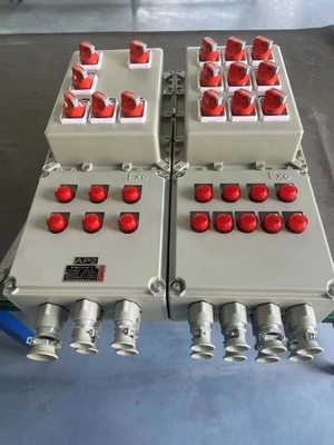 Alliage d'aluminium Ex d e IIC panneau de commande à résistance à l'explosion IP66