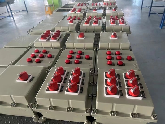 Alliage d'aluminium Ex d e IIC panneau de commande à résistance à l'explosion IP66