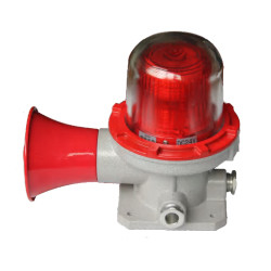 L'alarme sonore et visuelle à l'épreuve de l'explosion avec source LED adaptée aux zones 1, 2 et 2122
