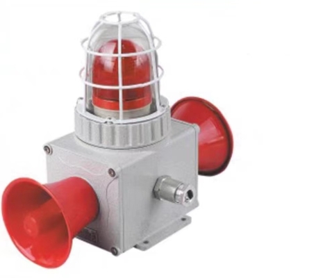 L'alarme sonore et visuelle à l'épreuve de l'explosion avec source LED adaptée aux zones 1, 2 et 2122