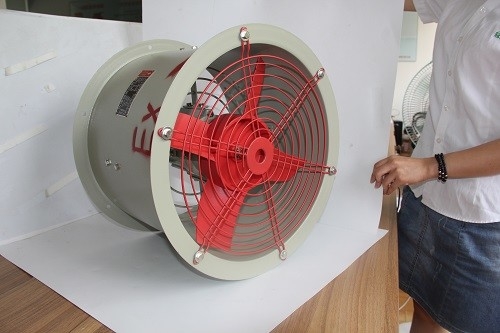 2000 m3/h 1450 r/m Ventilateur axial résistant à l'explosion avec un diamètre de 250 mm pour les environnements dangereux d'explosion