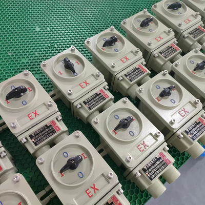 Commutateur anti-explosion à deux pôles 220V/380V pour environnements dangereux