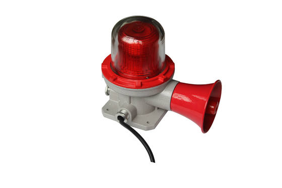 Alerte à lumière LED étanche à l'eau et à l'explosion Alerte sonore et visuelle 5-40W 180DB avec 150 fois/min