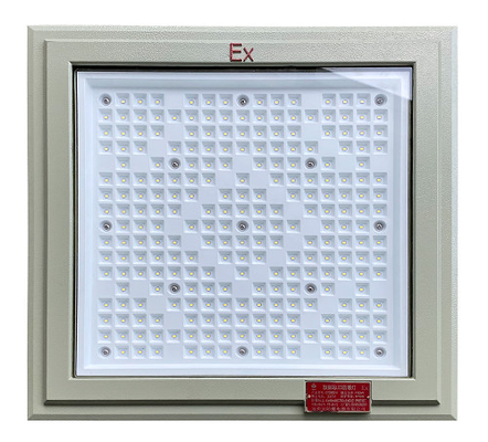 ATEX 18*18 pouces de forme carrée éclairage à l'épreuve de l'explosion 100w 130lm/w Station d'essence éclairage avec cinq ans de garantie