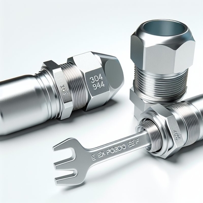 Certifié ATEX Ex Proof Gland pour câbles de 10 à 14 mm de diamètre