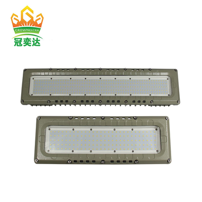 Efficacité 100lm/W 50w Lumière fluorescente résistante aux explosions Plafond monté Zone 1 et 2 Zone 21 et 22