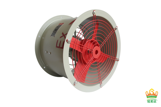 2000 m3/h 1450 r/m Ventilateur axial résistant à l'explosion avec un diamètre de 250 mm pour les environnements dangereux d'explosion