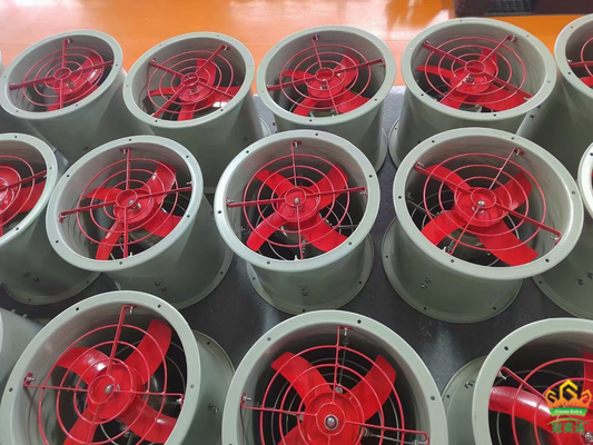 2000 m3/h 1450 r/m Ventilateur axial résistant à l'explosion avec un diamètre de 250 mm pour les environnements dangereux d'explosion
