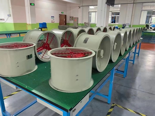 2000 m3/h 1450 r/m Ventilateur axial résistant à l'explosion avec un diamètre de 250 mm pour les environnements dangereux d'explosion