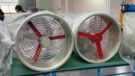 Ventilateurs axiaux de 200 à 750 mm de diamètre pour les environnements à gaz explosifs