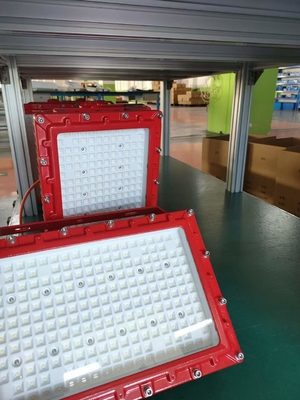 Lumières LED à résistance à l'explosion de couleur rouge de 140lm/W avec entrée AC/DC et IP66