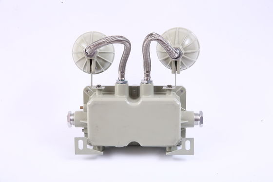 Lumière d'urgence en verre trempé en aluminium double point IP66 Garantie d'un an