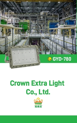 ATEX IECEx RoHS CNEX 150W Lumière à LED à l'épreuve des explosions pour l'éclairage industriel 5 ans de garantie