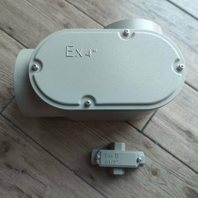 Boîte de filetage ignifugée IP66 Enveloppe en aluminium Zone dangereuse Paramètres du câble du client G2