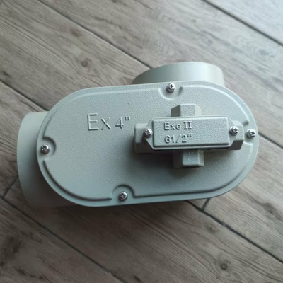 Boîte de filetage ignifugée IP66 Enveloppe en aluminium Zone dangereuse Paramètres du câble du client G2