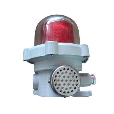 Avertissement à l'épreuve de l'explosion sonore et visuel Feux d'alarme de qualité industrielle ATEX pour les lieux dangereux 120-180DB