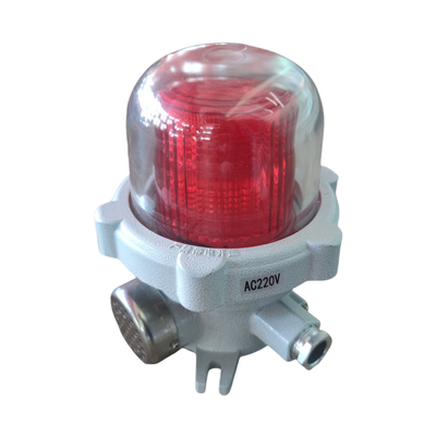 Avertissement à l'épreuve de l'explosion sonore et visuel Feux d'alarme de qualité industrielle ATEX pour les lieux dangereux 120-180DB