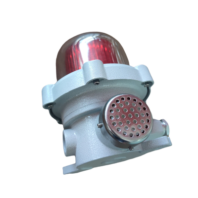 Avertissement à l'épreuve de l'explosion sonore et visuel Feux d'alarme de qualité industrielle ATEX pour les lieux dangereux 120-180DB