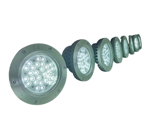 Div 1 ATEX Approuvé Exproof Flammeproof LED Bay Light avec degré WF2 150Watt 180lm/w