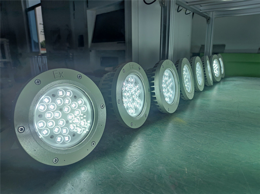 Ex Proof High bay Light 180lm/w ATEX Résistant à la corrosion IP66 Led extérieur plafond de lumière 50W-250W