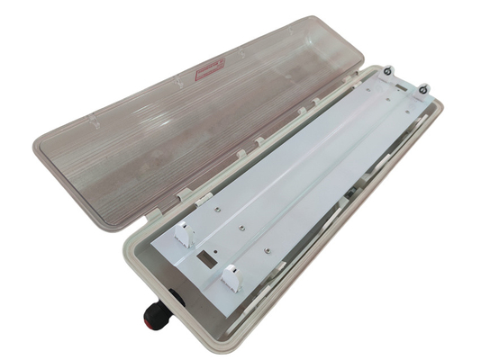 Éclairage fluorescent LED ignifuge Ex d ATEX IECEx noté IP66 pour les zones dangereuses 53W 100lm/w