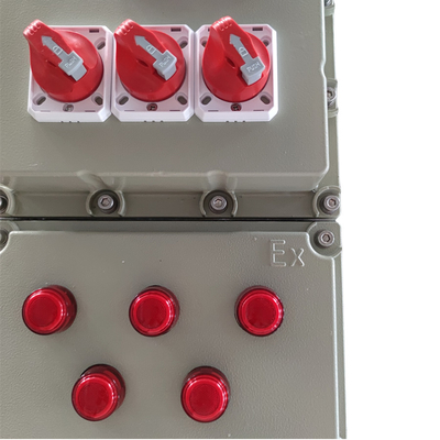 Résistance aux flammes IP66 Ex Db Eb IIC T6 Gb Ex Tb IIIC T80.C Db Panneau de commande en aluminium monté sur mur