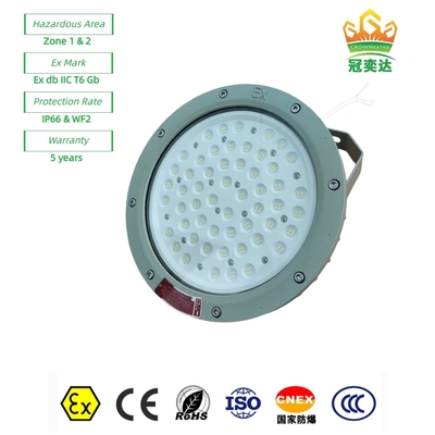 Éclairage à l'épreuve des flammes à l'épreuve des flammes à LED, étanche à la poussière et à l'eau, avec conducteur MEANWELL pour la zone dangereuse 1 175lm/watt