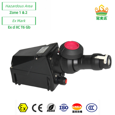 32A 63A ATEX Explosion-proof Plug and Socket 16A for Marine and Offshore Power Generation