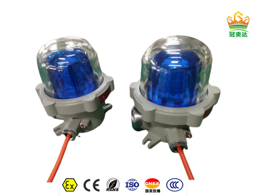 Zone 1 2 Alarme à résistance à l'explosion Lampe lumineuse audiovisuelle ATEX IP66 WF2 OEM Disponible 40 Watt