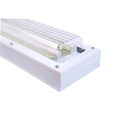 Ex-proof ignifuge LED Lumière fluorescente linéaire ATEX Avec tout le plastique ((GRP) Corps 72watt 100lm/w