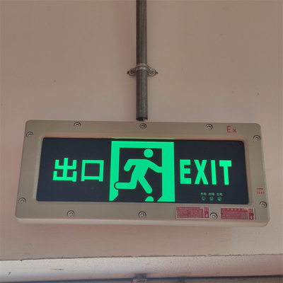 Luminaire de signalisation de sortie de secours antidéflagrant – Large plage de tension 90-300V | Sûr et durable pour les emplacements dangereux