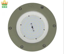 Zone 1/2 Éclairage LED résistant à l'explosion avec boîtier en alliage d'aluminium de 140 W