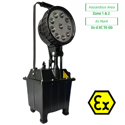 Équipement anti-explosion homologué ATEX IP65 10X3W personnalisable